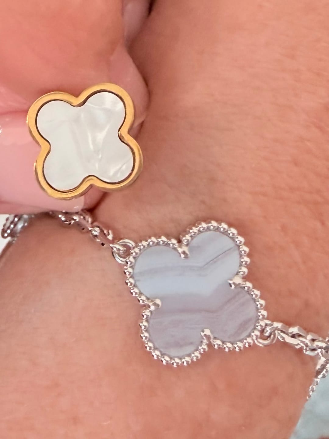 Customer photo review of Nova Earrings