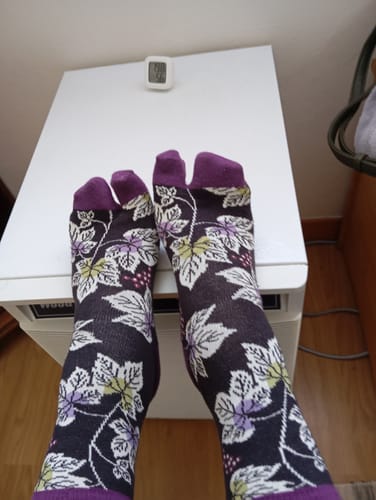 Customer photo review of Chaussettes Tabi Camélia