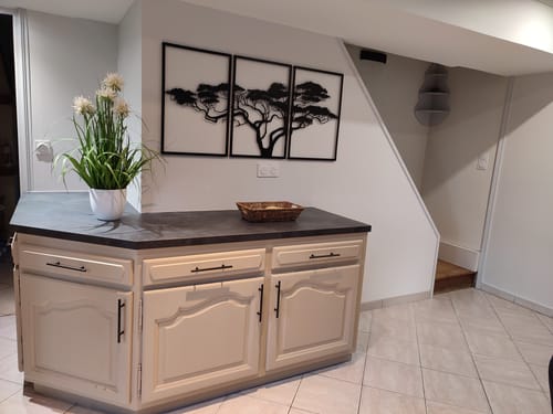 Customer photo review of Décoration murale en métal noir - Arbre de vie Africain