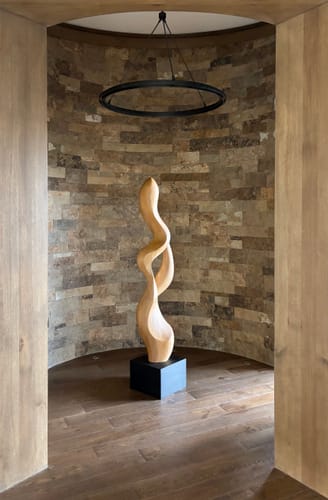 Customer photo review of Large Wooden Sculpture #WAB302