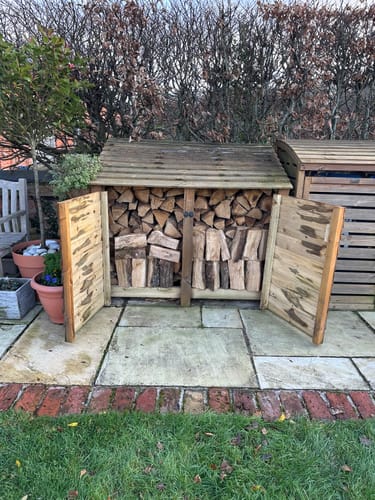 Customer photo review of Kiln Dried Oak Crate