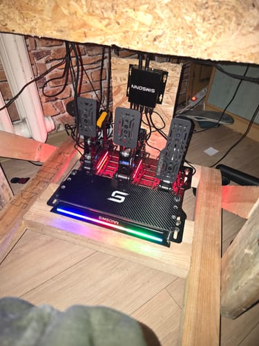 Customer photo review of Simsonn Pro X Ultra Sim Racing Pedal with Haptic Reactor Optional