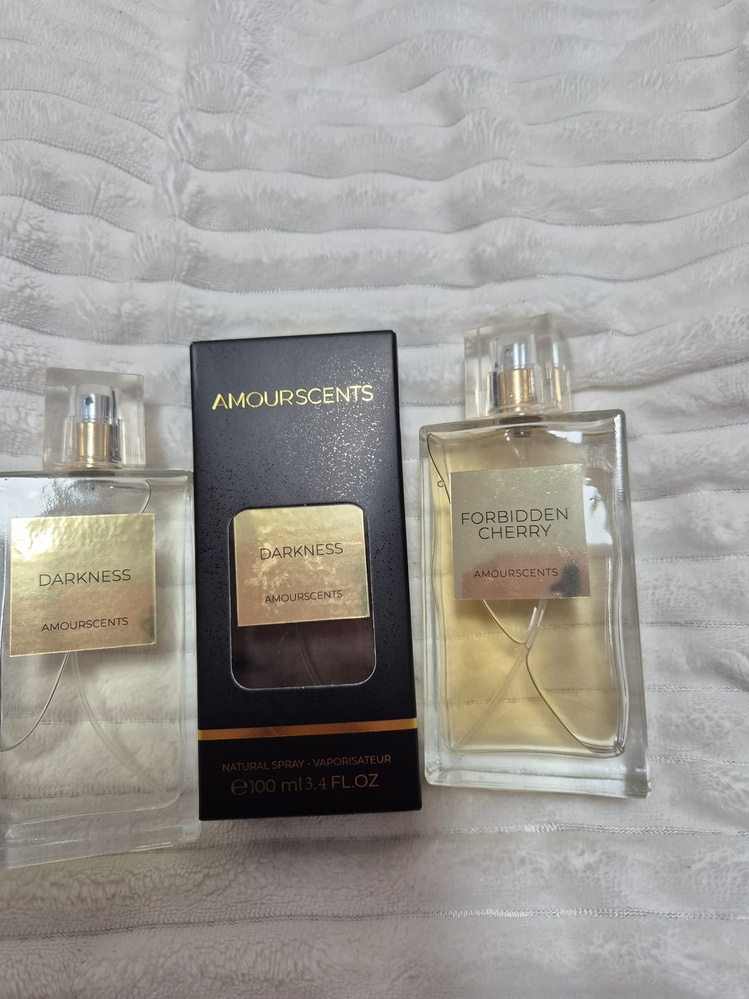 Customer photo review of X3 100ml Perfume Bundle