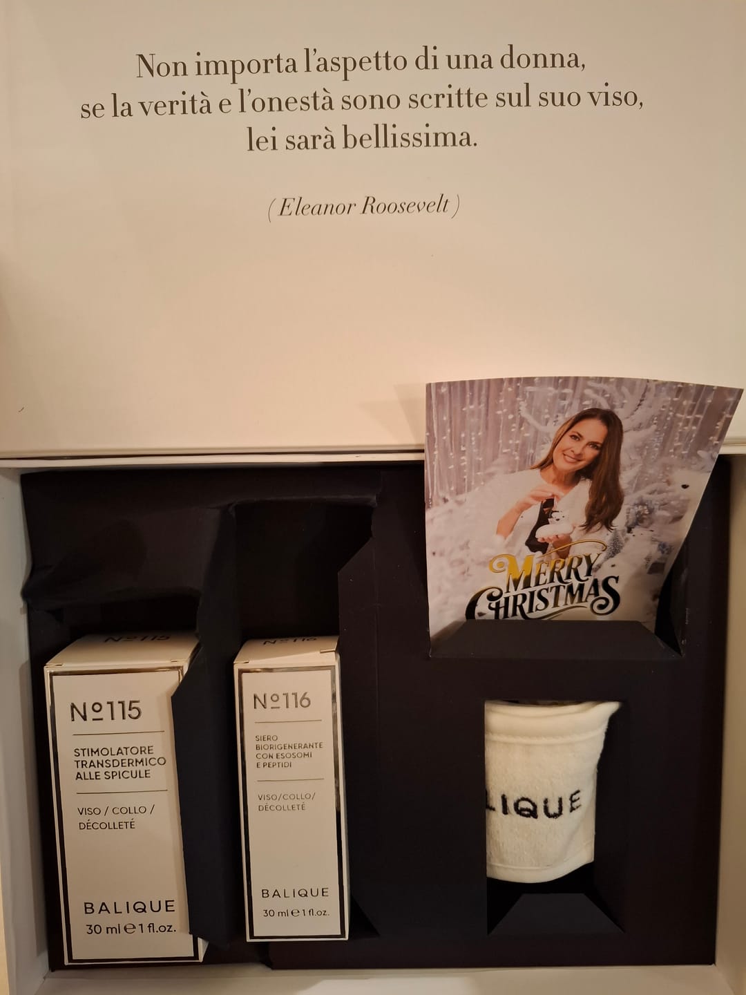 Customer photo review of BOX LONGEVYA – Trattamento Intensivo di Attivazione e Rigenerazione Cutanea