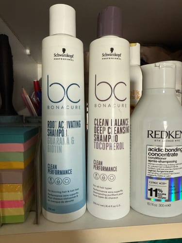 Customer photo review of Schwarzkopf BC Root Activating Shampoo 250ml