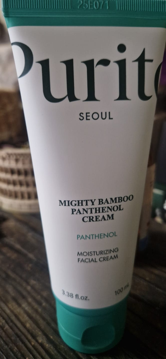 Customer photo review of Krēms sejai ar pantenolu PURITO Mighty Bamboo Panthenol Cream