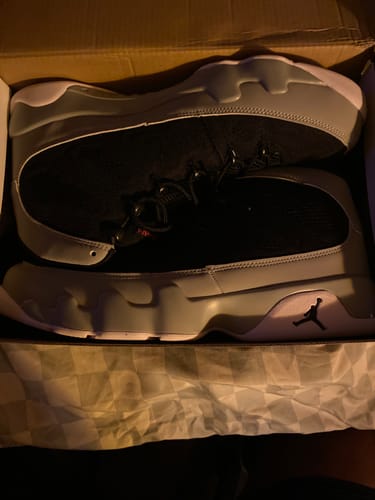 Customer photo review of Jordan 9 Retro GS "Particle Grey"