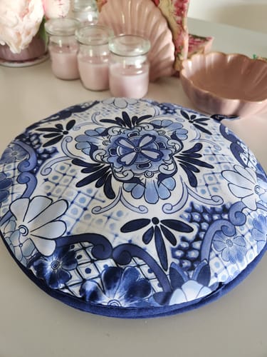 Customer photo review of Prepara Tortilla Warmer (Blue)