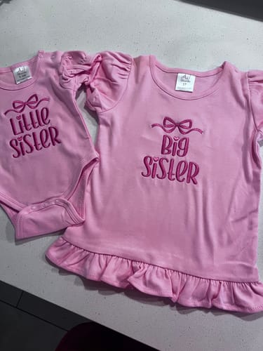 Customer photo review of Girl's Long Sleeve RUFFLE Shirts