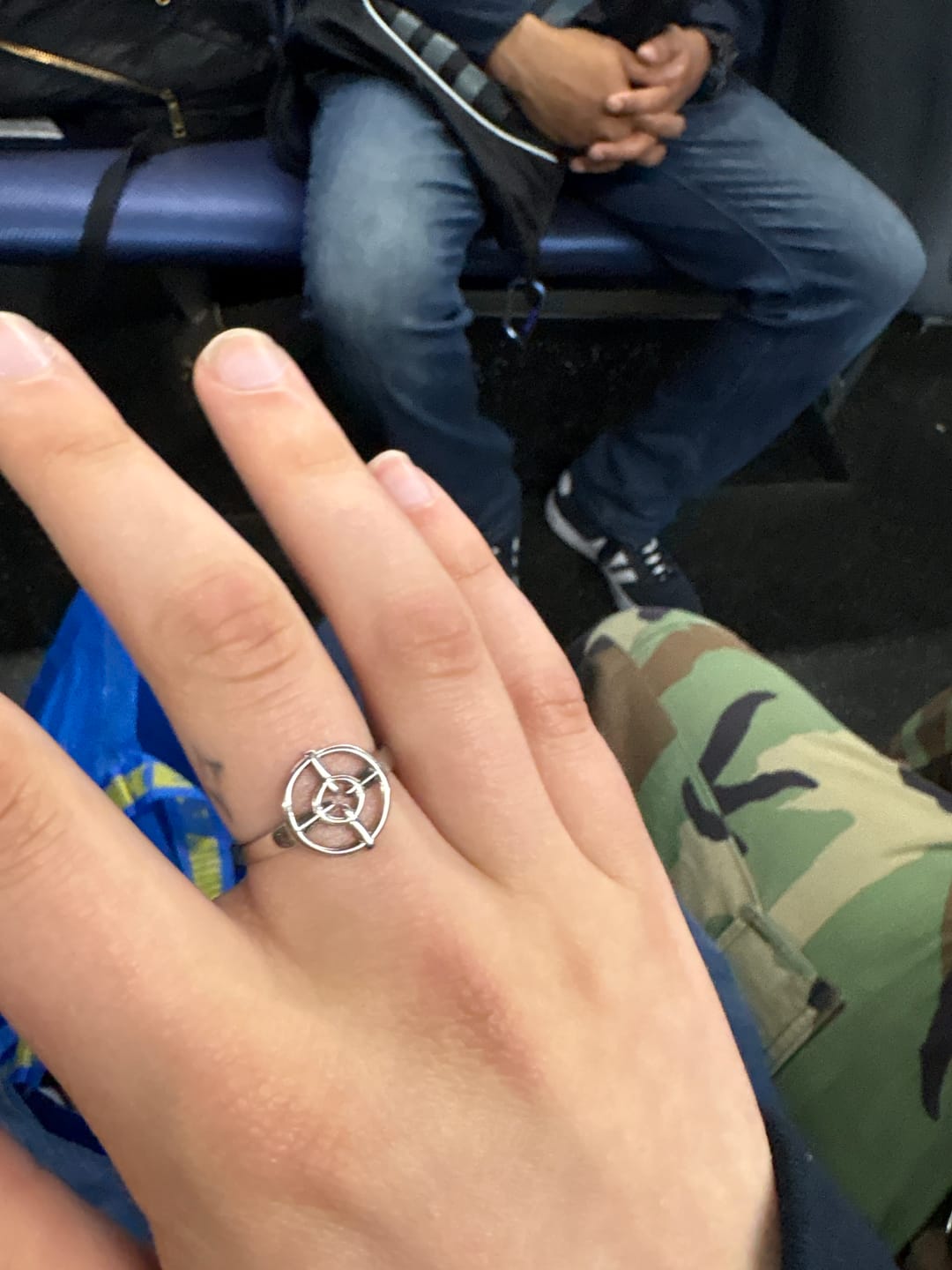 Customer photo review of CROSSHAIR RING