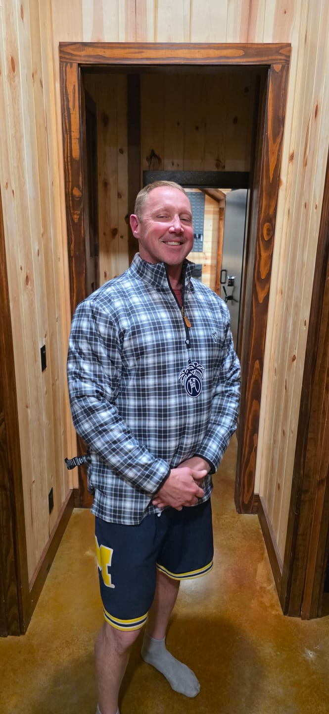 Customer photo review of Reversible Sherpa 1/4 Zip