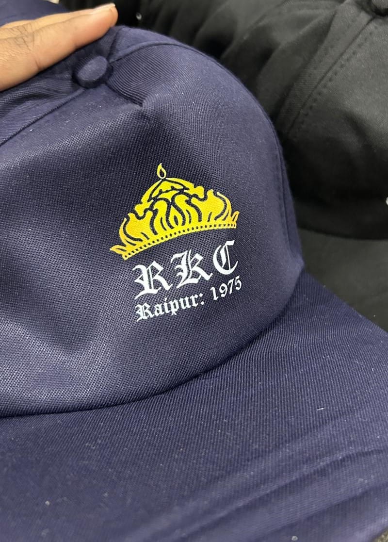 Customer photo review of Customized Caps | Customized With Your Company Logo | PrintMine.in