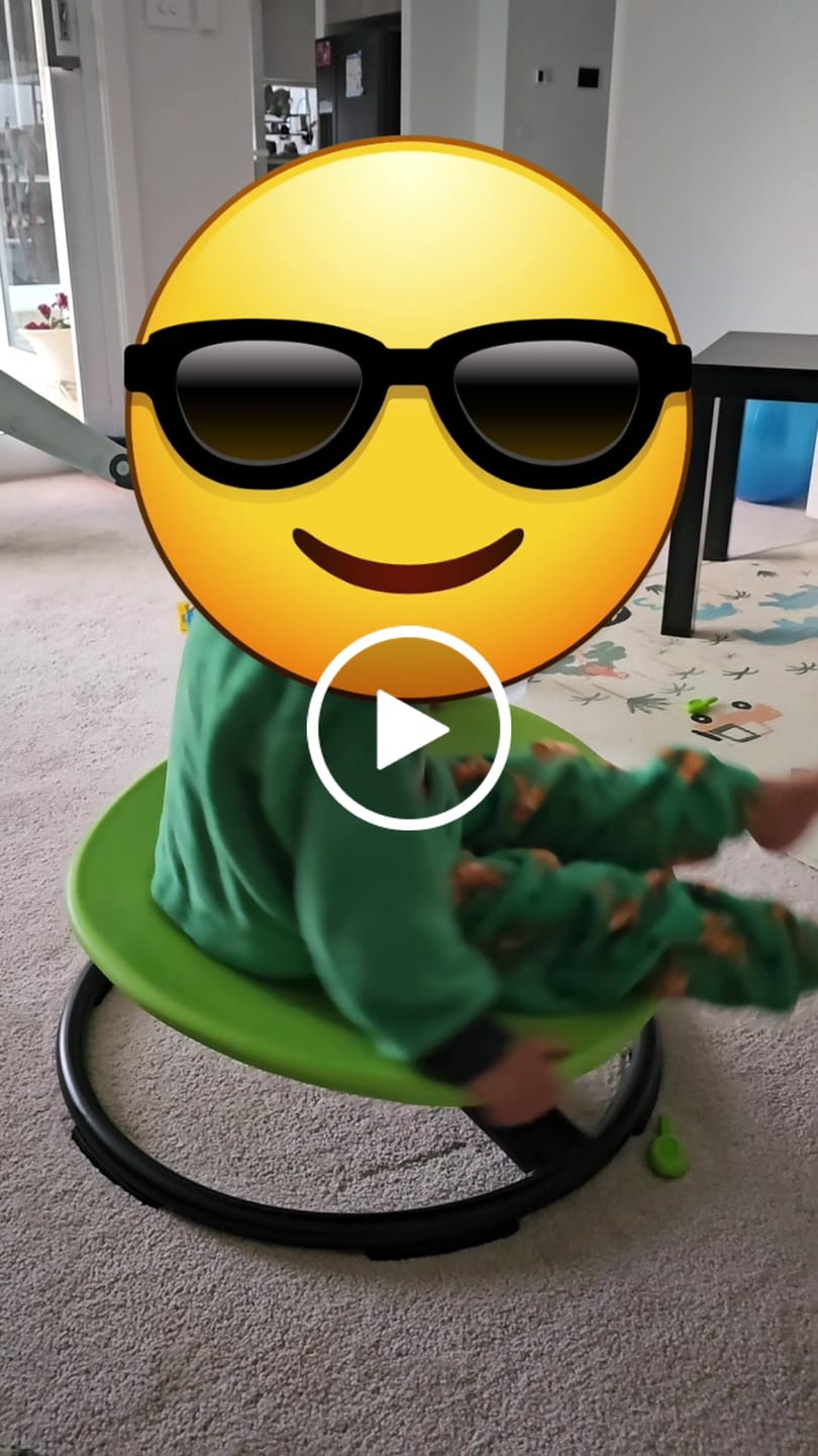 Customer video review of Sensory Integration Vestibular Stimulation Swivel Chair Gross Motor Skill Training