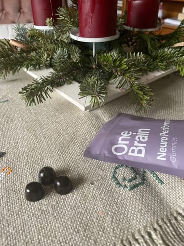 Customer photo review of OneBrain Vitalpilz Gummies