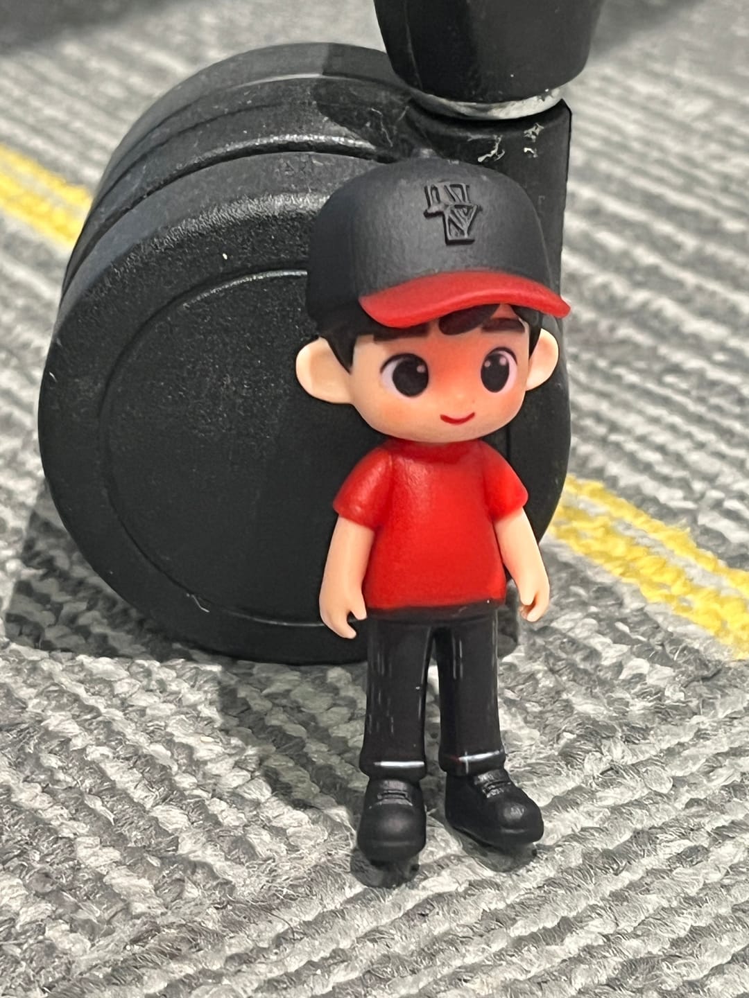 Customer photo review of Custom 3D Keychain Figure from Your Photo Personalized Mini Doll Gift Idea