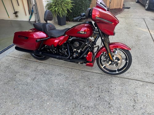 Customer photo review of Mid Frame Air Deflectors & Heat Shield for 2009-2025 Harley Touring Models