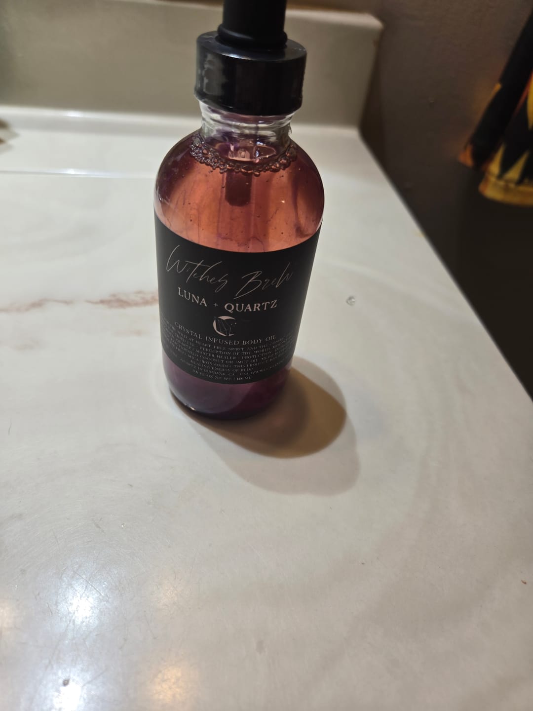 Customer photo review of Witches Brew Body Oil