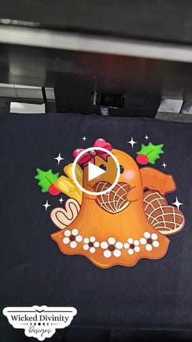 Customer video review of DTF Transfers Upload Your Gang Sheet