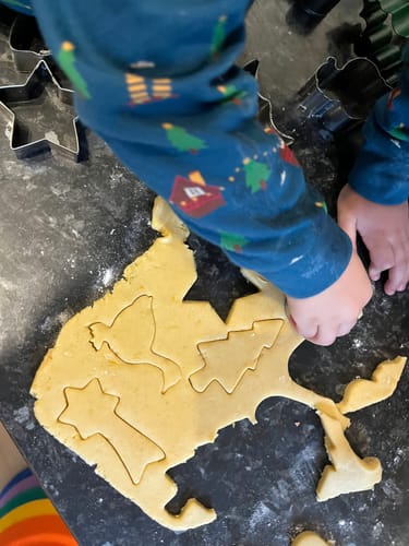 Customer photo review of A Winters Walk Organic Pyjamas