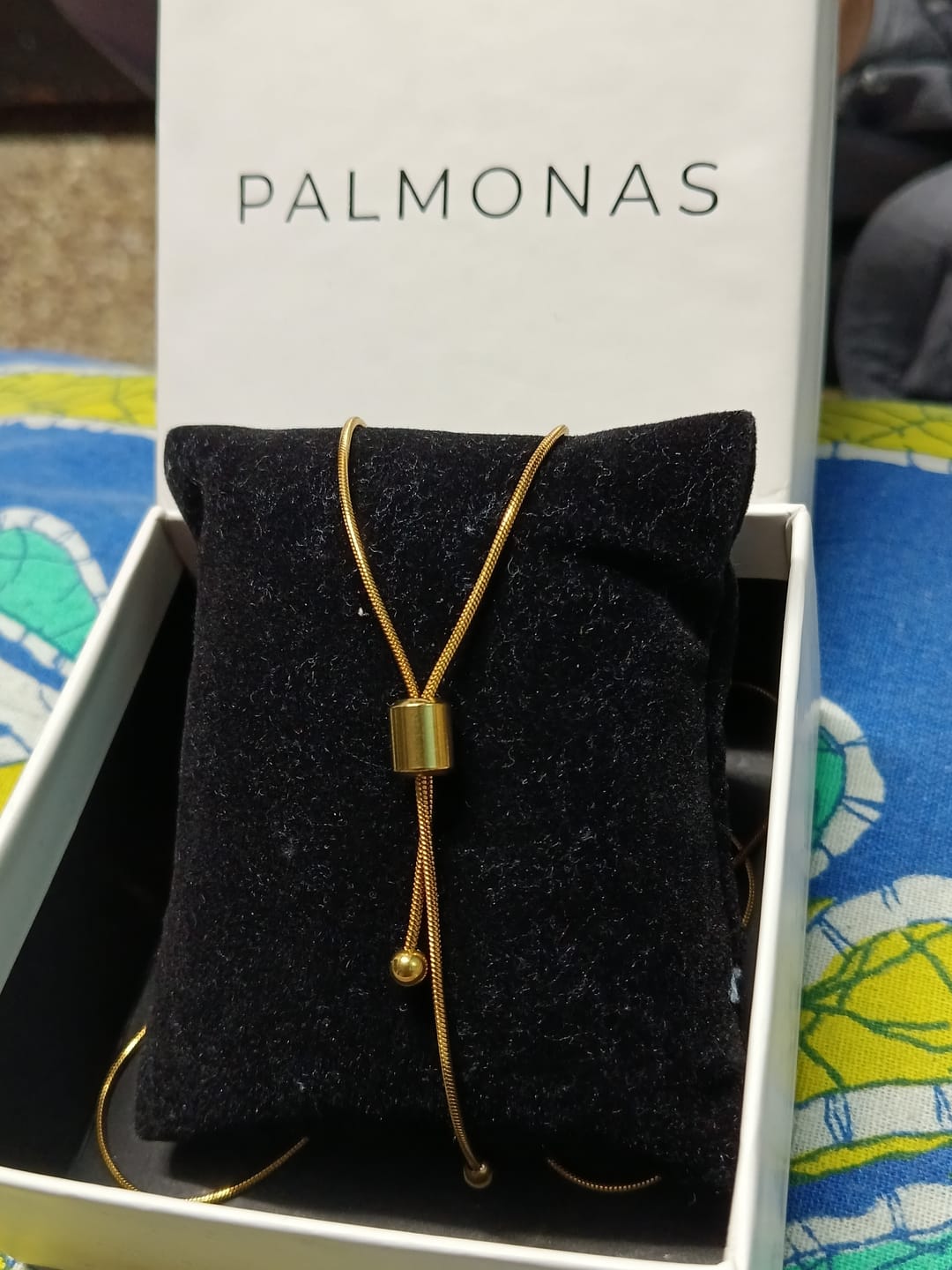 Customer photo review of Wrap Lariat Necklace