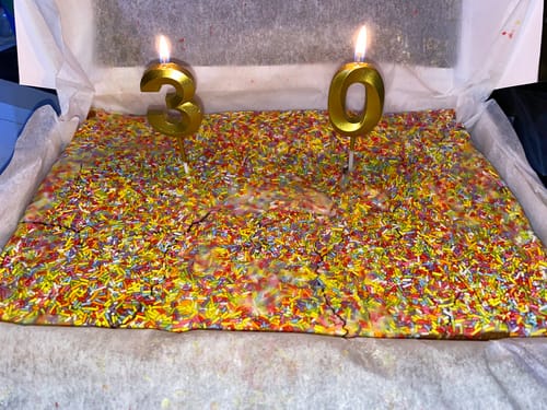 Customer photo review of Old School Cake Slab