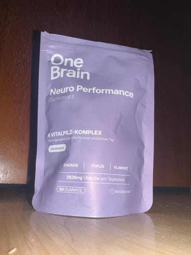 Customer photo review of OneBrain Vitalpilz Gummies