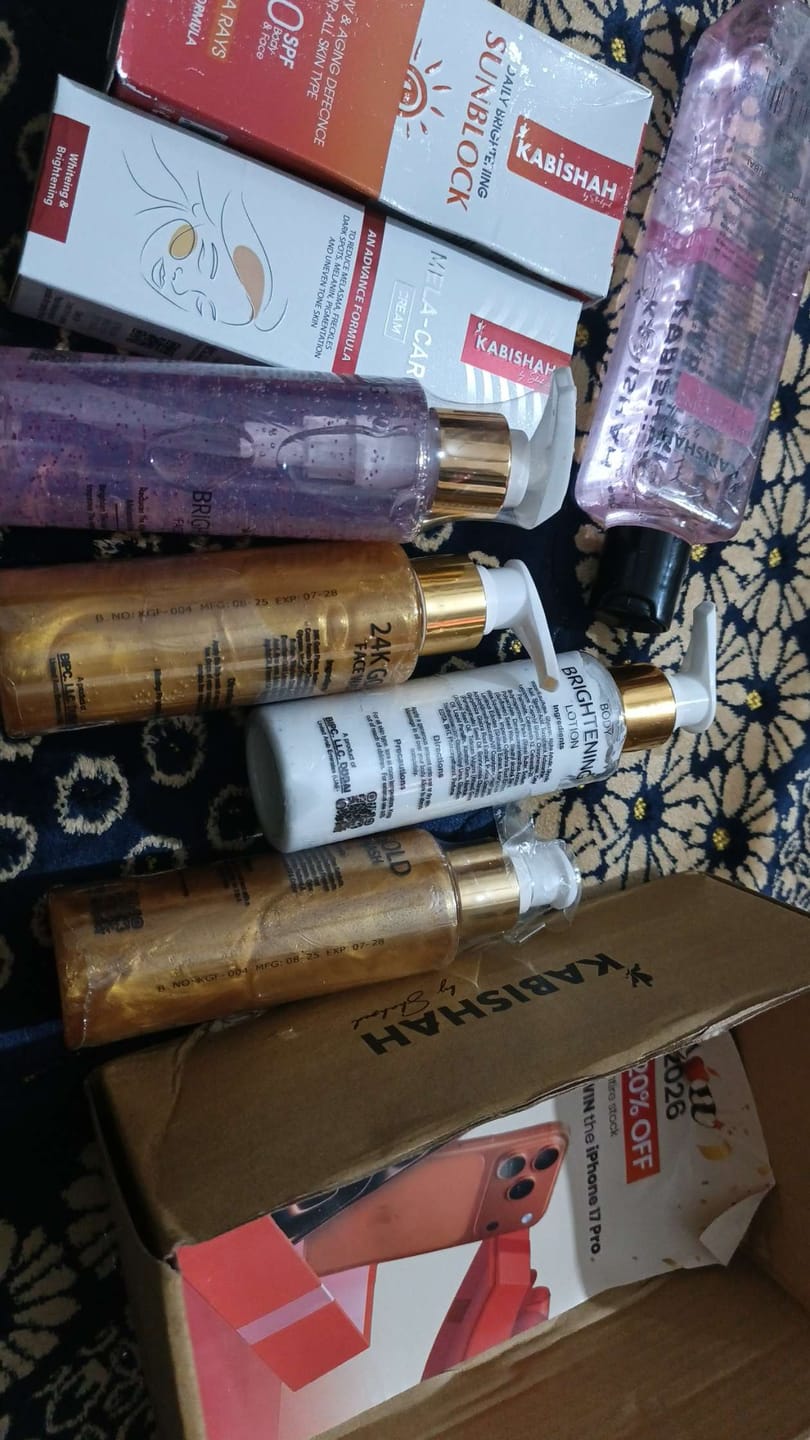 Customer photo review of Flawless Glow Kit