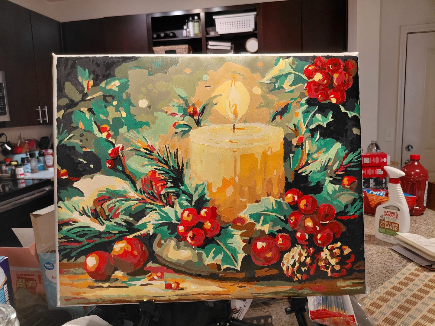 Customer photo review of Red Berry Candle