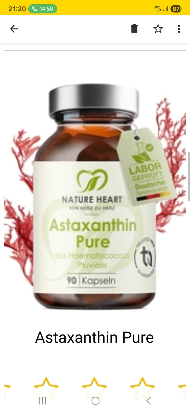 Customer photo review of Astaxanthin Pure