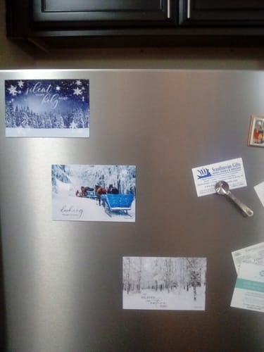 Customer photo review of Silent Night Holy Night Magnet - SA351M