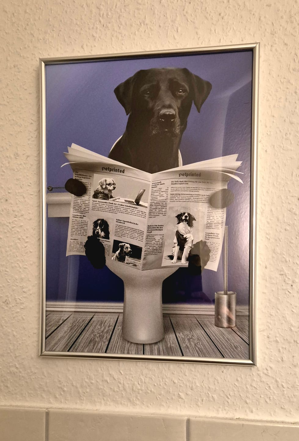 Customer photo review of Wichtige Sitzung - Individuelles Poster