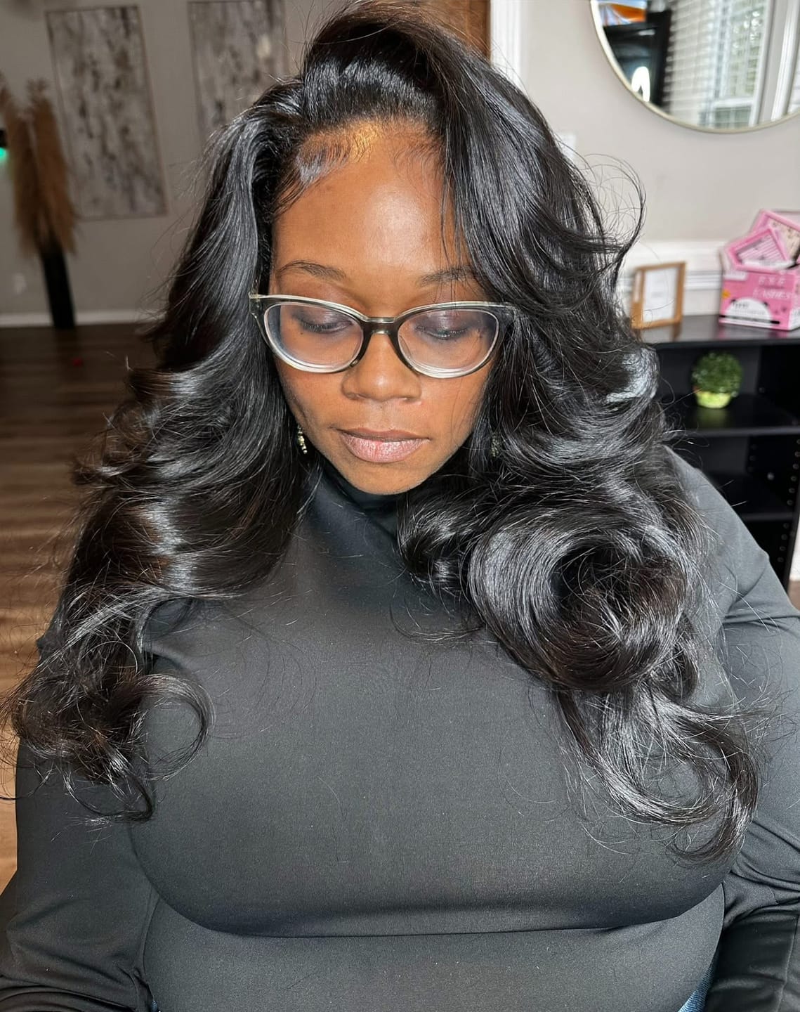 Customer photo review of Raw Indian Wavy Hair
