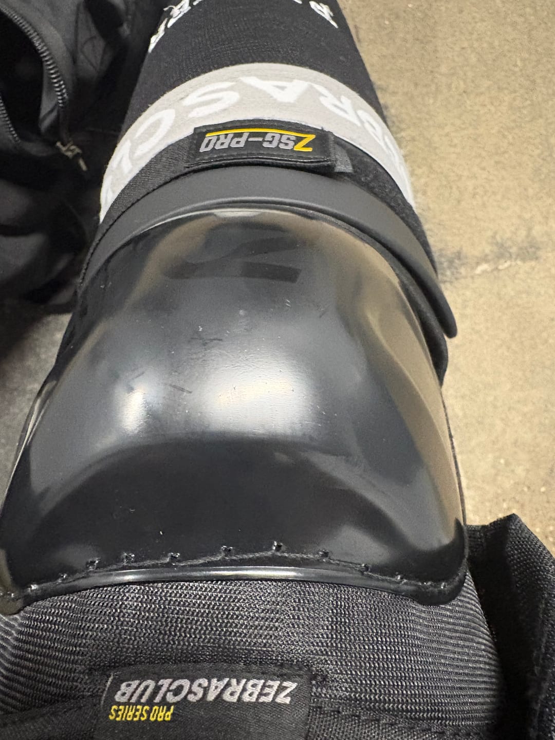 Customer photo review of ZSG-PRO HOCKEY REFEREE SHIN GUARDS