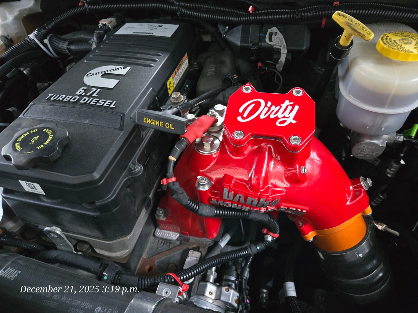 Customer photo review of 2007.5-2023 Cummins Throttle Valve Delete (I67-INT-A019)