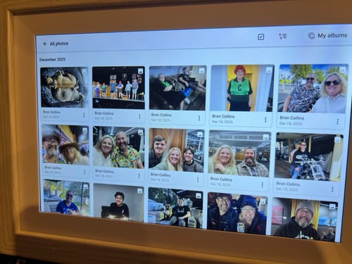 Customer photo review of Digital Photo Frame