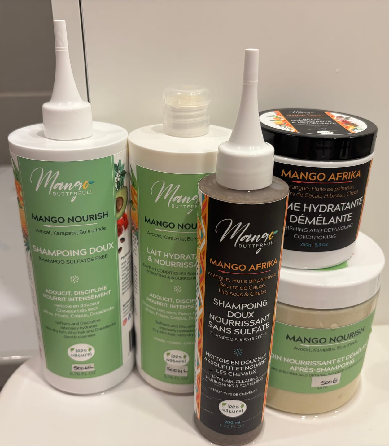 Customer photo review of Crème hydratante et démêlante  2 en 1  - MANGO AFRIKA