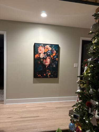 Customer photo review of Victorian Flowers Print
