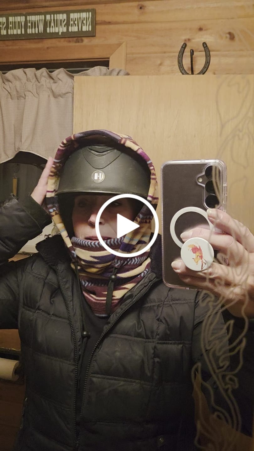 Customer video review of Fleece Hood