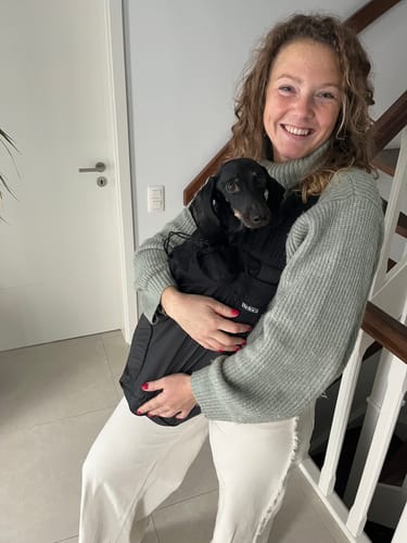 Customer photo review of Sac de transport en bandoulière noir