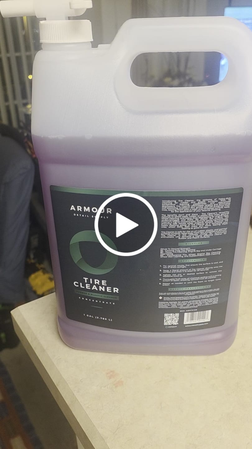 Customer video review of Tire Cleaner