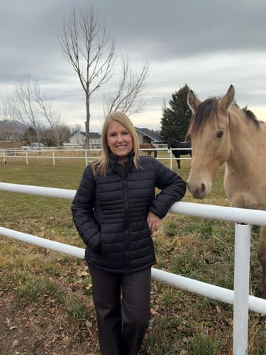 Customer photo review of Women's Elements Quilted Puffer Jacket