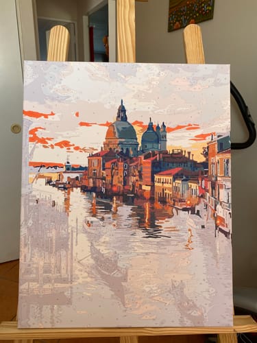 Customer photo review of Venecia (Pintura por Números) 40x50 cm