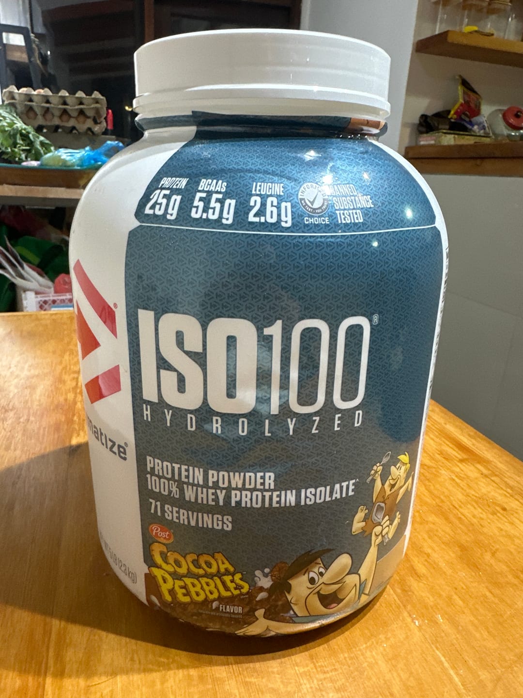 Customer photo review of Dymatize ISO100 Hydrolyzed Proteina Hidrolizada 5 Lb