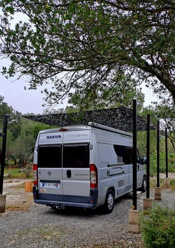 Customer photo review of Zwart camouflagenet
