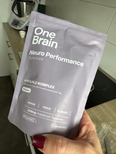 Customer photo review of OneBrain Vitalpilz Gummies