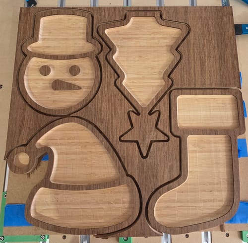 Customer photo review of Christmas Tray Bundle Digital File