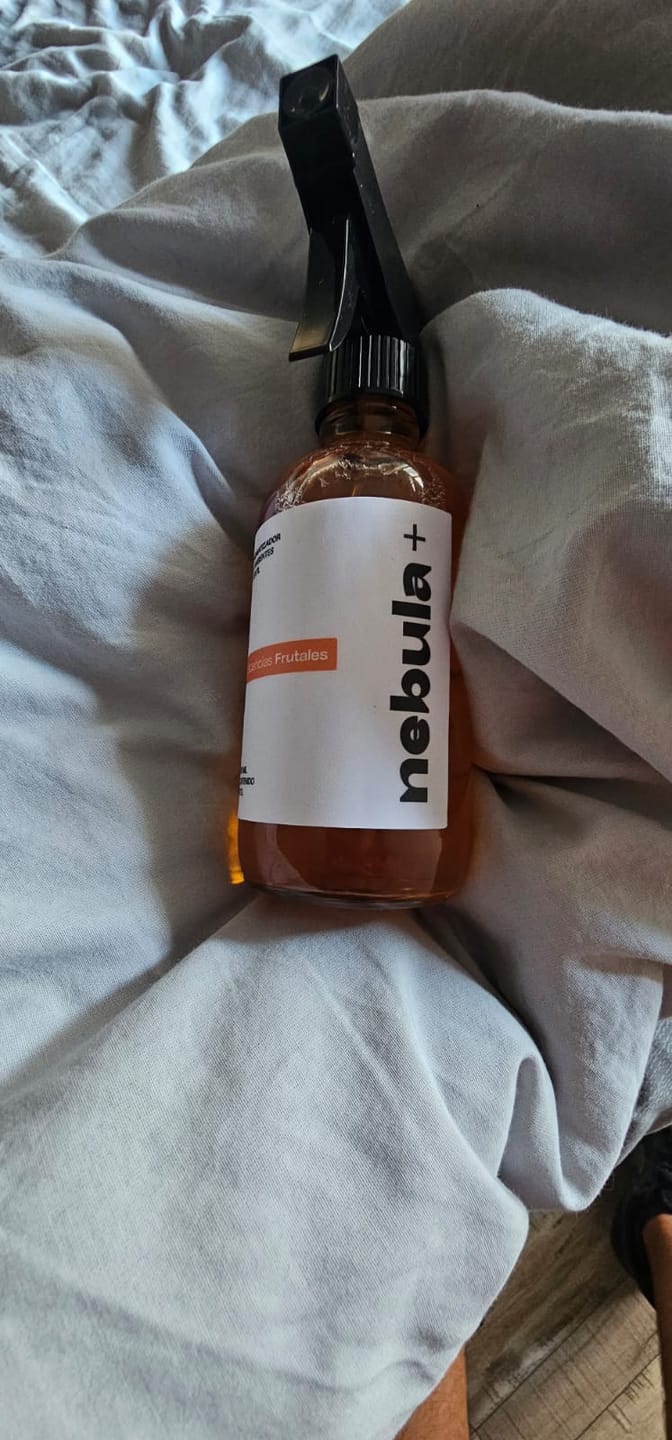 Customer photo review of SPRAY AROMATIZANTE ESENCIAS FRUTALES NEBULA+ (250 ml)