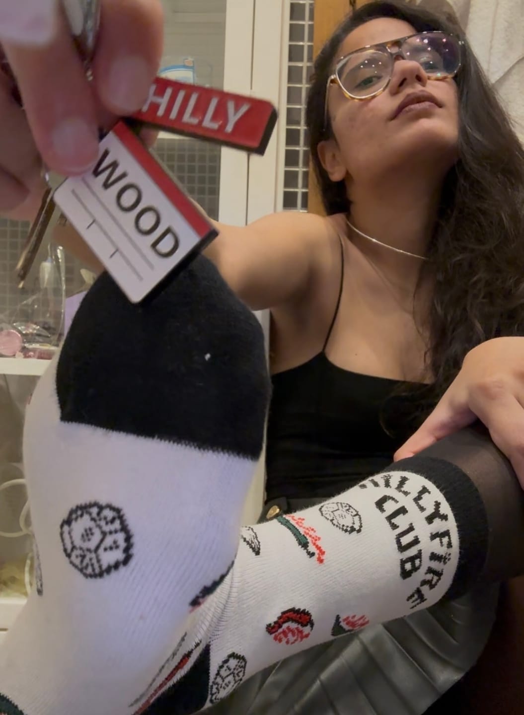Customer photo review of Hillyfire Club Socks