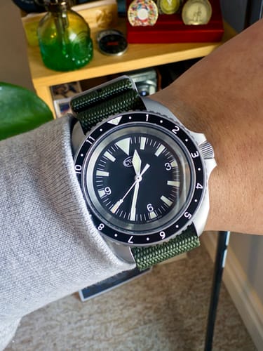 Customer photo review of Five Eye Nylon Watch Strap - Solid