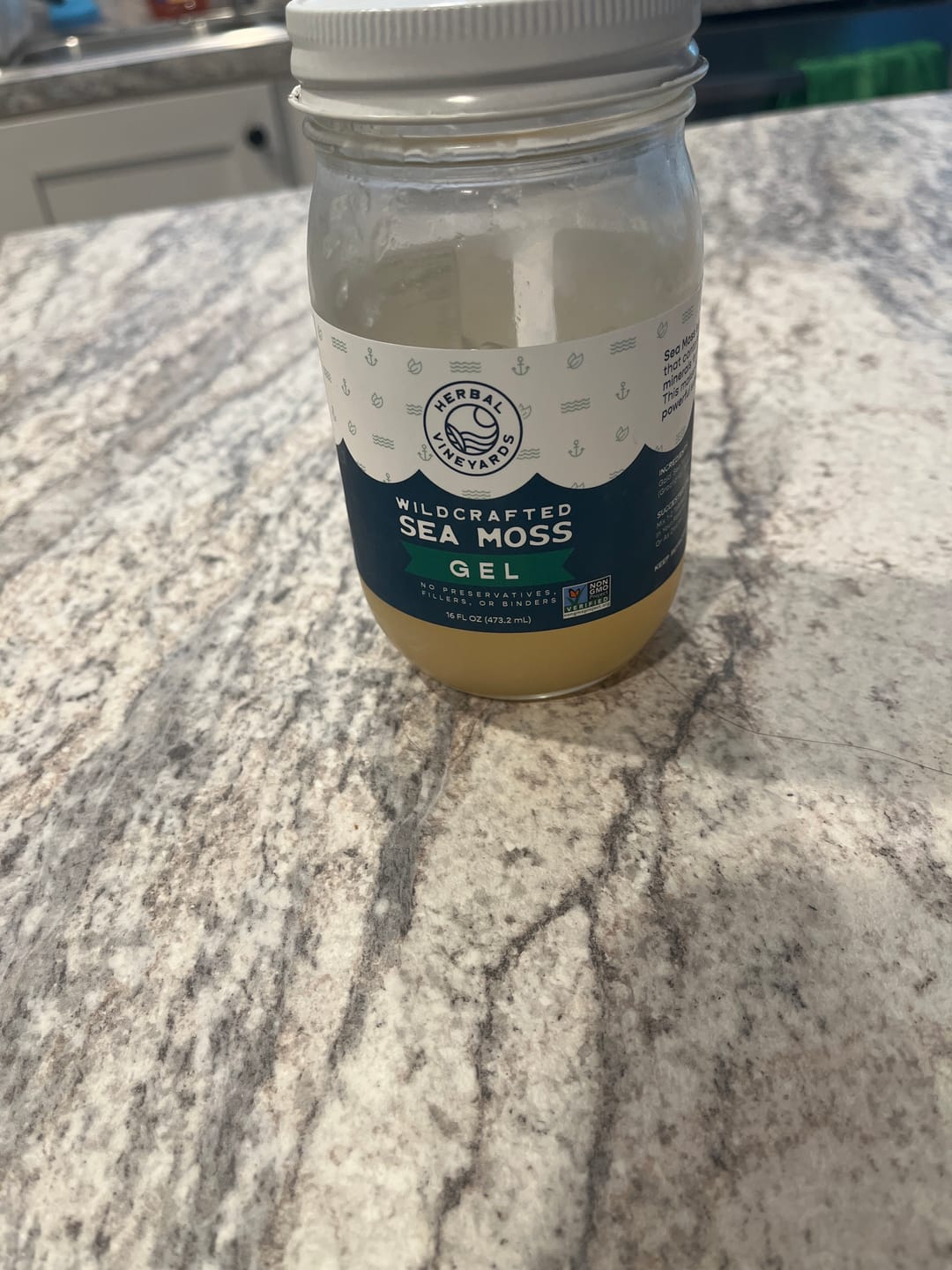 Customer photo review of EXCLUSIVE GOLD SEA MOSS GEL